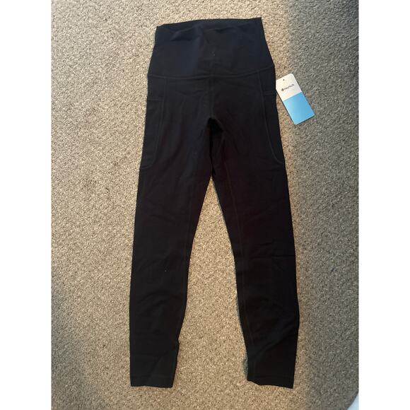 NWT Hey Nuts Women's Black Yoga Pants Lycra Stretchy Comfy XS (0-2) - Picture 1 of 8